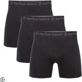 Bamboo Basics - 3-Pack Heren Bamboe Boxershorts Rico – Zwart - Maat XXL