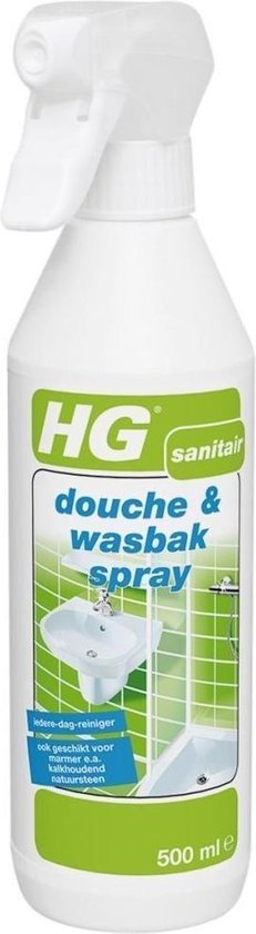 HG Reiniger Douche en wasbak spray Iedere dag reiniger 147050100 | bol.com