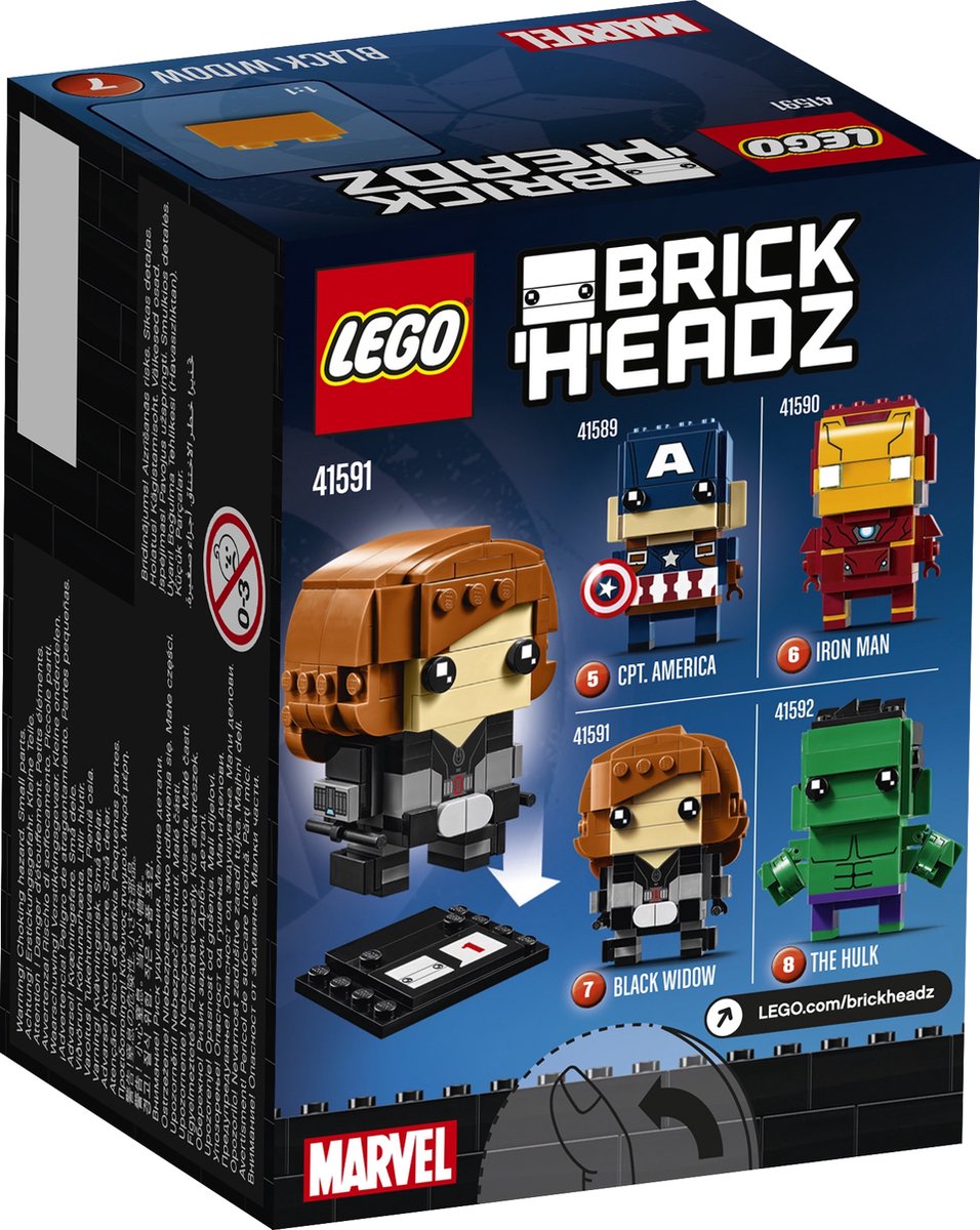 Lego - gheginonline LEGO BRICKHEADZ VEDOVA NERA 41591