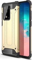 Samsung Galaxy S20 Ultra Hoesje Shock Proof Hybride Backcover Goud