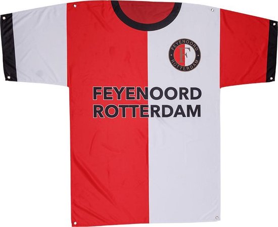 Planeet Wat dan ook bekennen Feyenoord Shirt Vlag, 145 x 114cm | bol.com