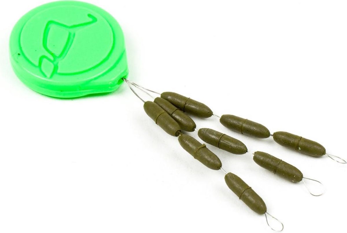 Korda Sinkers - Tungsten - S - Weedy Green - 12 st.