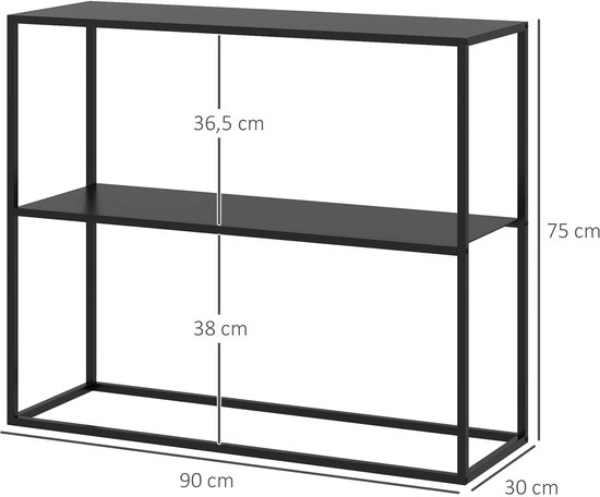 Signature HOME Consoletafel - stabiele haltafel - plank voor de entree