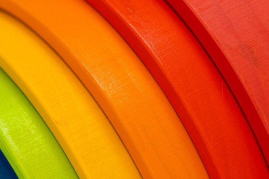 Howtoplay® Regenboog 12 delig - Montessori speelgoed voor open eind spel - Van de makers van How2talk2kids & Howtotalk - Peuterspeelgoed - Houten speelgoed - Houten Regenboog van Merkloos — afbeelding 5