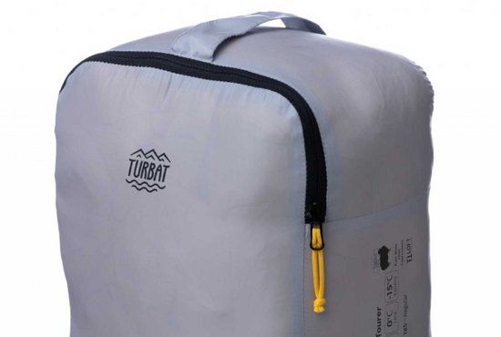 Turbat mummyslaapzak Tourer Gold Fusion - Dawn Blue -15°C - Geel van Turbat — afbeelding 5