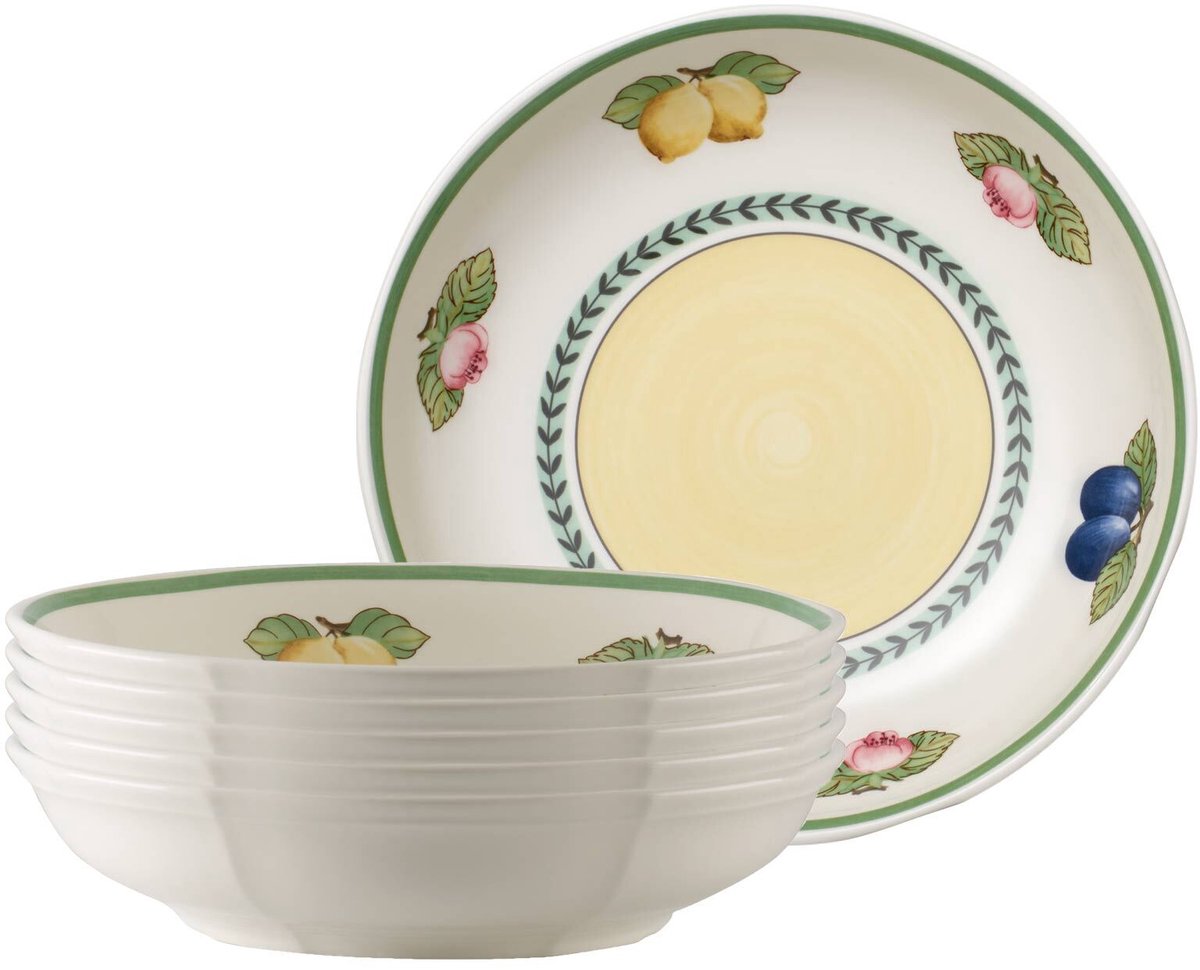 Schalen French Garden Fleurence ø 23,5 cm Set van 6