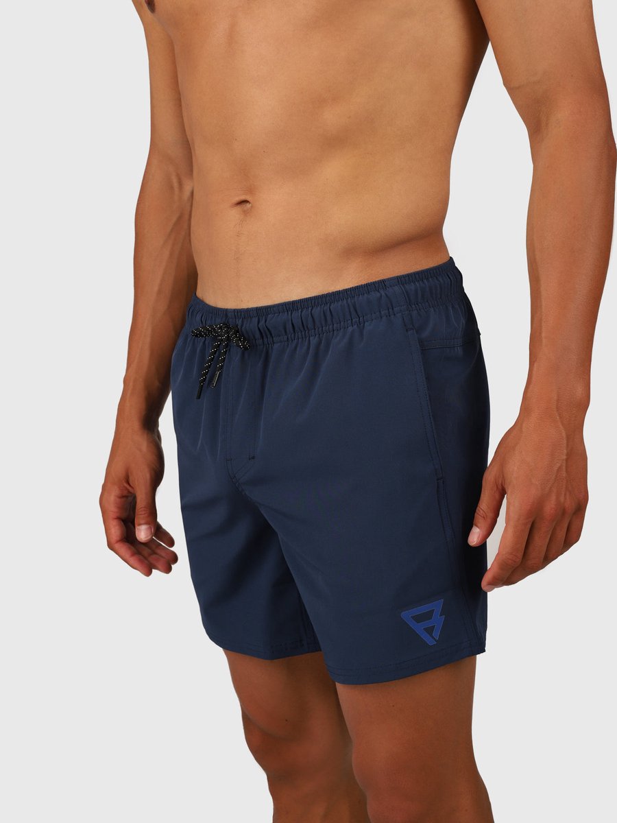 Brunotti Bru - conic Zwembroek Heren - Zwemshort met 4 - Way Stretch - Night Blue — afbeelding 4