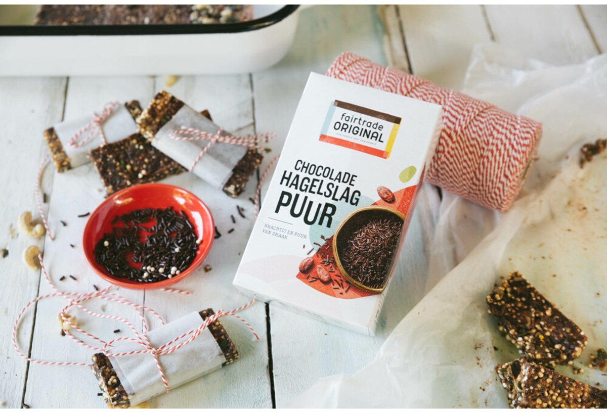 Fairtrade Original Hagelslag Puur - 4 x 380 gr - Voordeelverpakking