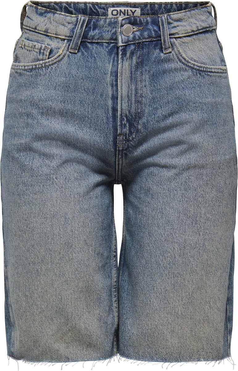 ONLY - ONLCARO HW LONG RW SHORTS AZG31 DNM - Dames - Bermuda shorts