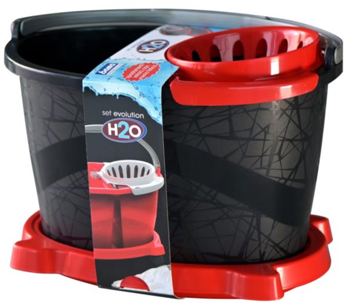 H2O Evolution Mopemmer met Uitwringer en Trolley – Professionele Set