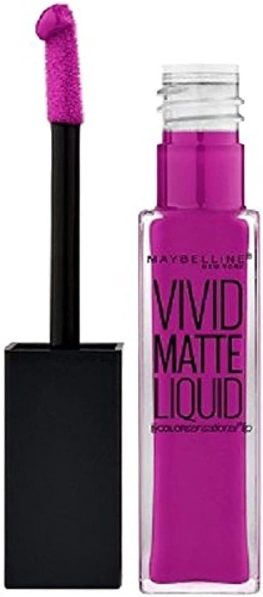 Maybelline Color Sensational Vivid Matte Liquid Lipgloss - 42 Orchid Shock