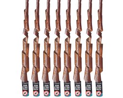 Trendoz Insecten/vliegen vang en plakstrips/kleefstrips - 8x stuks - ongedierte bestrijden - vliegen vangen