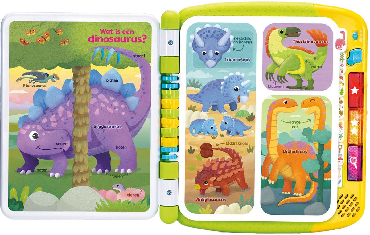 VTech Mijn Interactief Dinoboek - Speelboek - 3 Speelstanden - Speelgoed vanaf 3 jaar en ouder — afbeelding 7