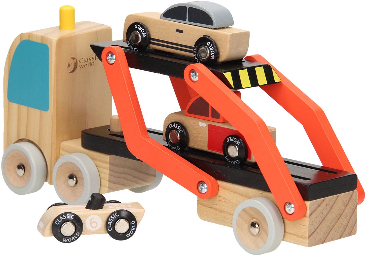 Classic World houten sleepwagen