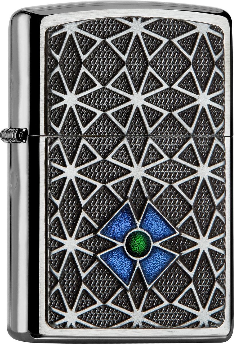 Goedkoopste Zippo Cross Blue/Green