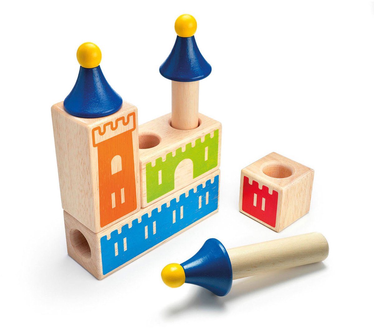 SmartGames Castle Logix - Houten Logisch Denkspel - 48 Ruimtelijke Bouwuitdagingen - Educatief Solospel - Vanaf 3 Jaar — afbeelding 10