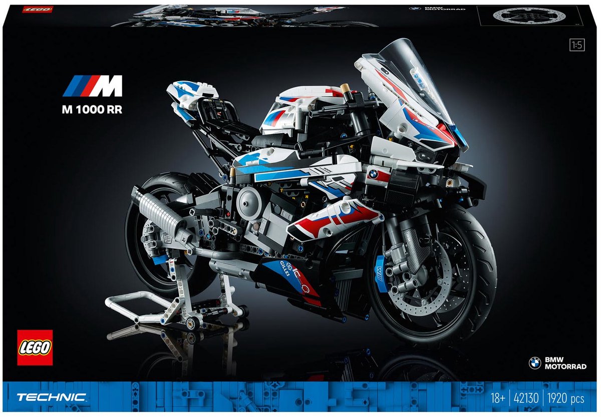 LEGO Technic BMW M 1000 RR Motor bouwbare modelbouwset - 42130 — afbeelding 2