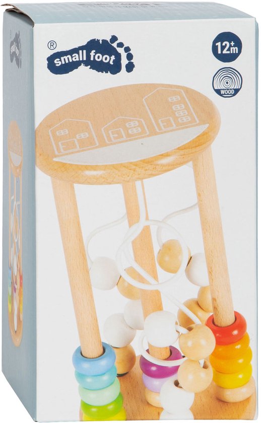 Small Foot - Houten Rammelaar Motoriekspiraal Regenboog van Small Foot — afbeelding 3