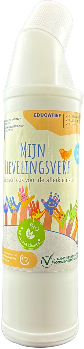 Mijn Lievelingsverf, Vingerverf Wit 900 g