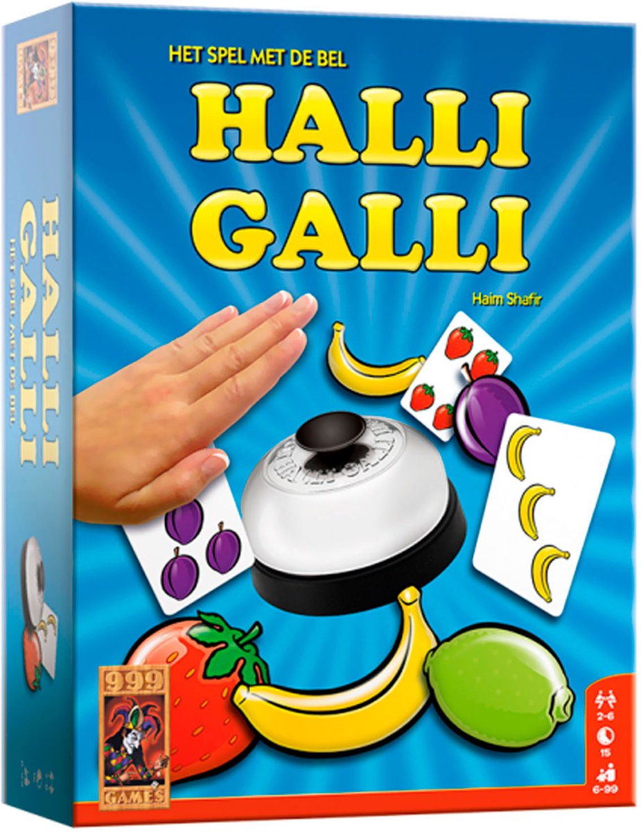 Halli Galli - Actiespel - Het Spel met de Bel - 999 Games | bol