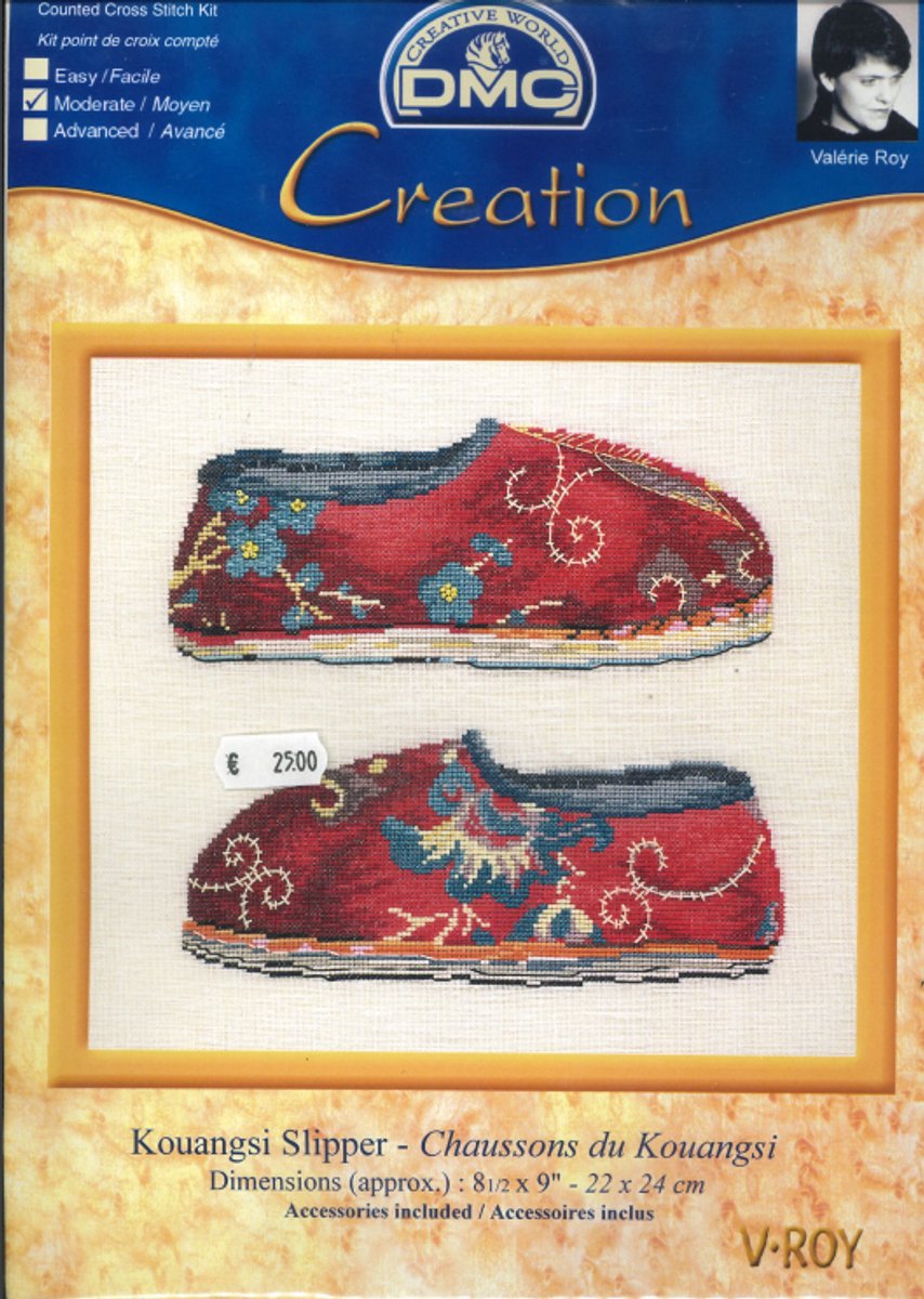 DMC Borduurpakket Creation - Kouangsi Slipper