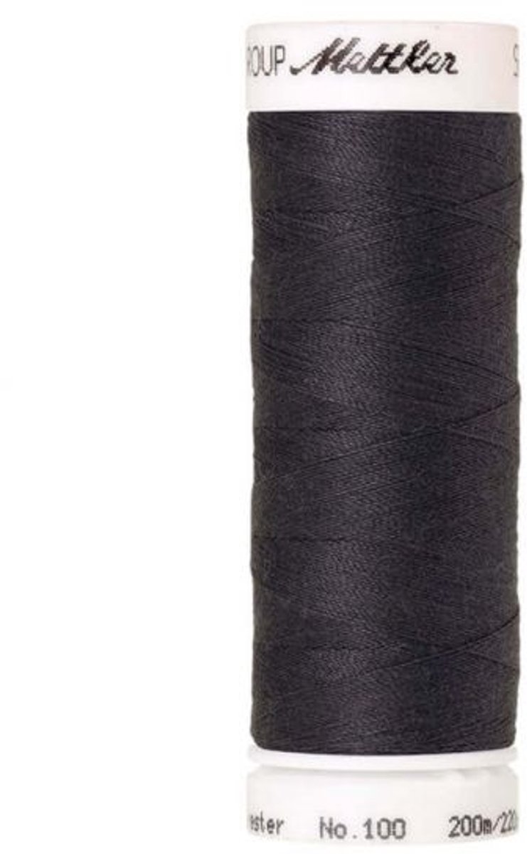 Amann Mettler Seralon Naaigaren – Dark Pewter (1452) – 200 m – No. 100 – 100% Polyester – Per Stuk