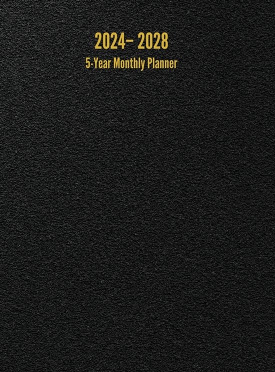 2024 - 2028 5-Year Monthly Planner - cover