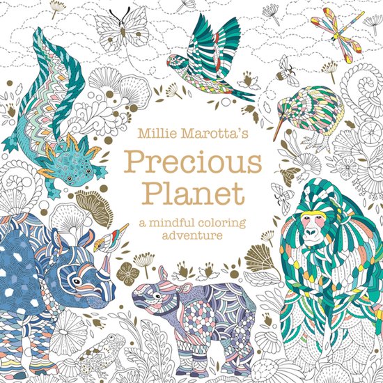 Millie Marotta Adult Coloring Book- Millie Marotta's Preciou ... - cover