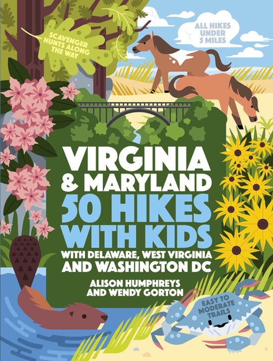 50 Hikes with Kids Virginia and Maryland - cover