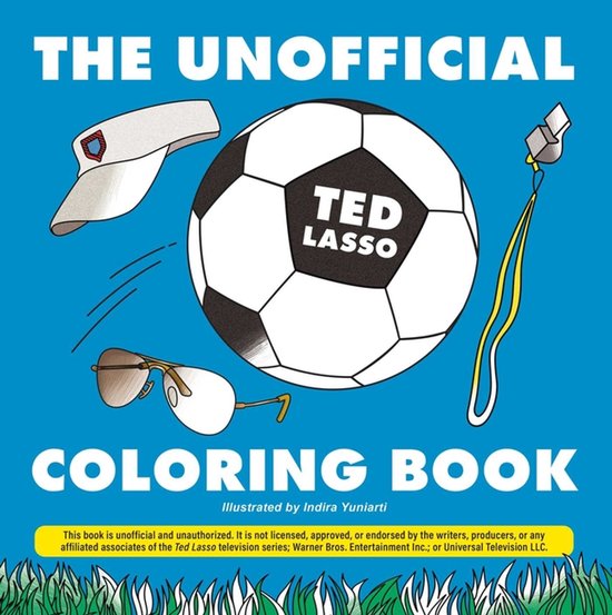 Unofficial Coloring Book Gift-The Unofficial Ted Lasso Color ... - cover