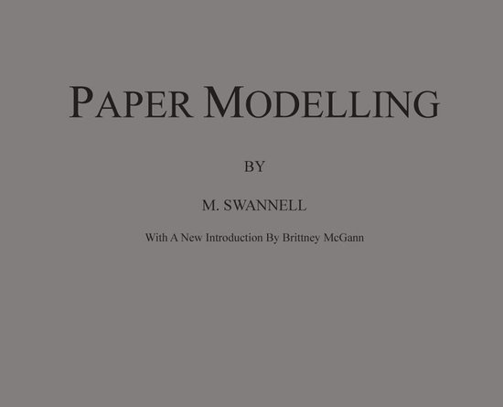 Paper Modelling - cover