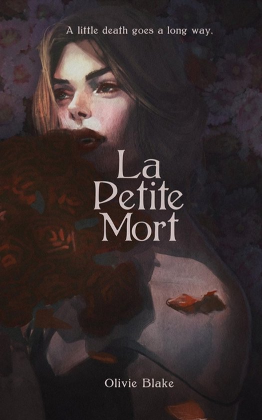 Boekcover met een geschilderde vrouw en de tekst 'La Petite Mort'.