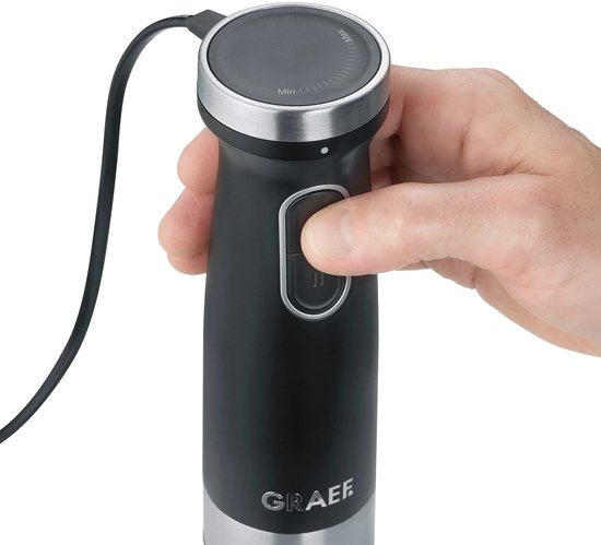 Graef HB602 Staafmixer 1200 W Zwart, Roestvrijstaal van Graef — afbeelding 4