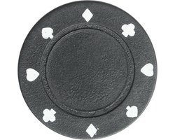 Pokerchip 4g black - 25st. - Texas Hold'em Poker Chips - Fiches voor Pokeren