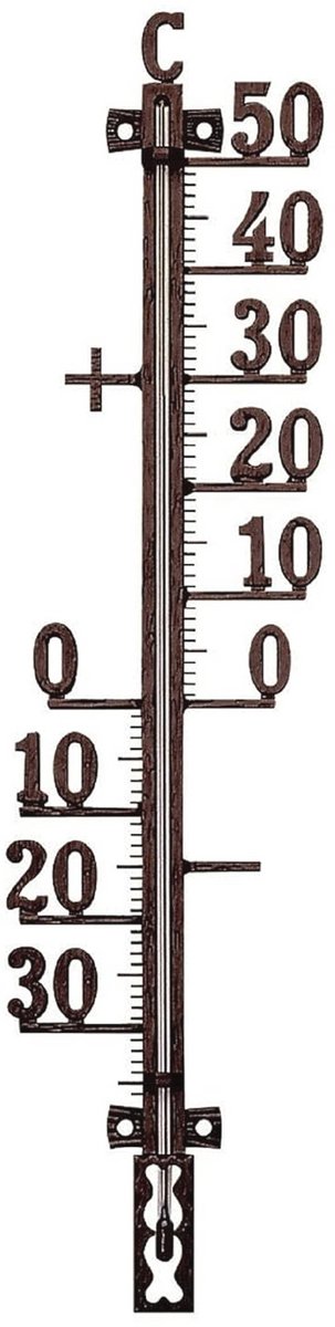 Buitenthermometer Inbouw 12.5001.51 - Analoge Thermometer voor Binnen en Buiten - Hoogwaardige Nauwkeurigheid en Weerbestendig