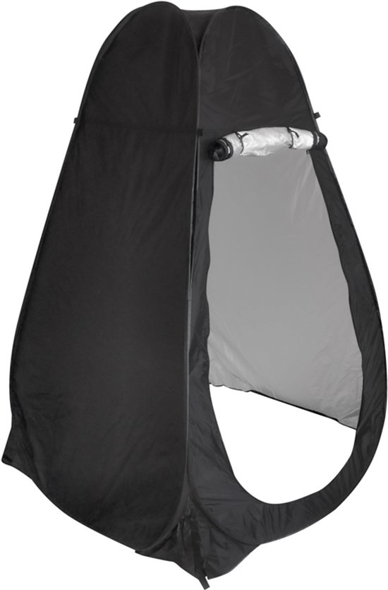 MOZY® - Pop-up Douchetent - Zwart - 180 cm - met Draagtas - Inclusief Tentharingen - Camping Douche - Draagbare Omkleedtent - WC Tent van MOZY — afbeelding 2
