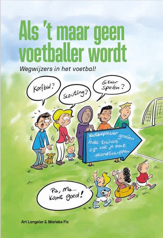 Als ’t maar geen voetballer wordt - cover