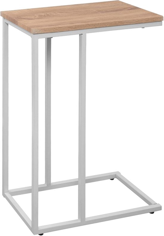 SoBuy FSB19-E Consoletafel, Bijzettafel, Bijzettafel, Instaptafel Voor Woonkamer Slaapkamer Frame En 4 Ijzeren Poten