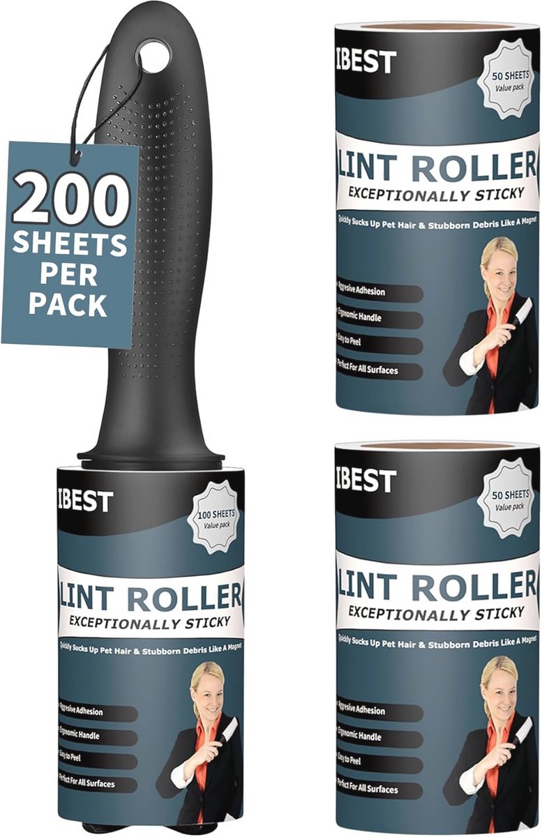 Efficiënte Pluisverwijderaar met Navulset - Perfect voor Kleding en Tapijten
