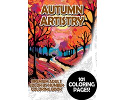 Autumn Artistry - Premium Adult Color By Number Coloring Book