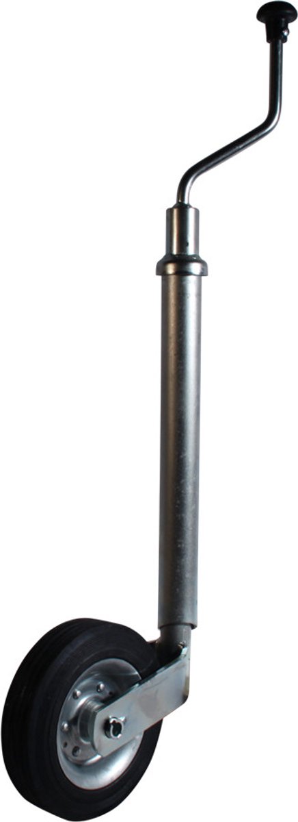 Steunwiel stalen velg Ø200x43,5mm Ø42,4mm - Neuswiel aanhangwagen en vouwwagen - KNOTT