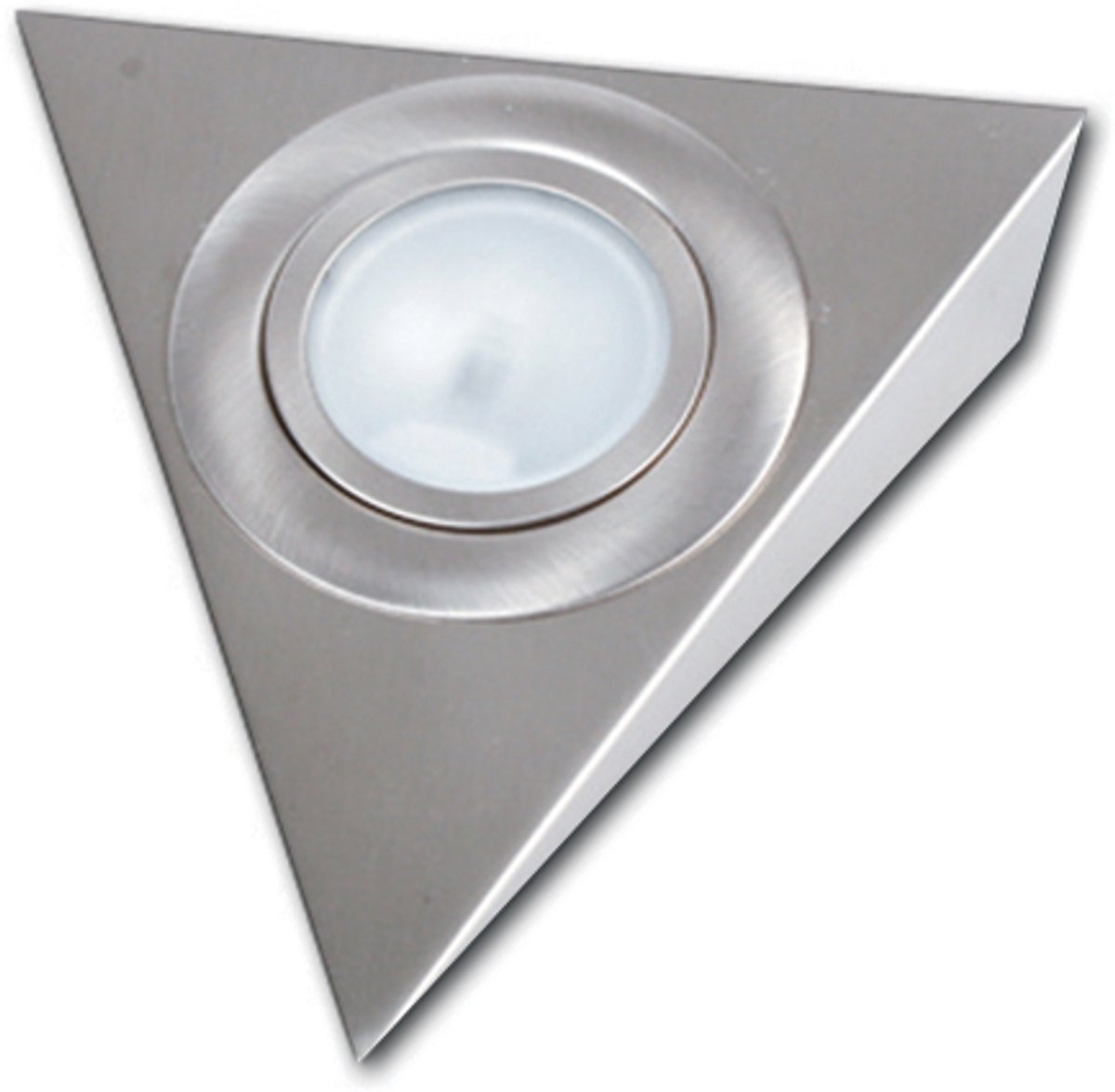 Hollex LED Opbouwspot rvs Triangel 10-30V 1,6W ww