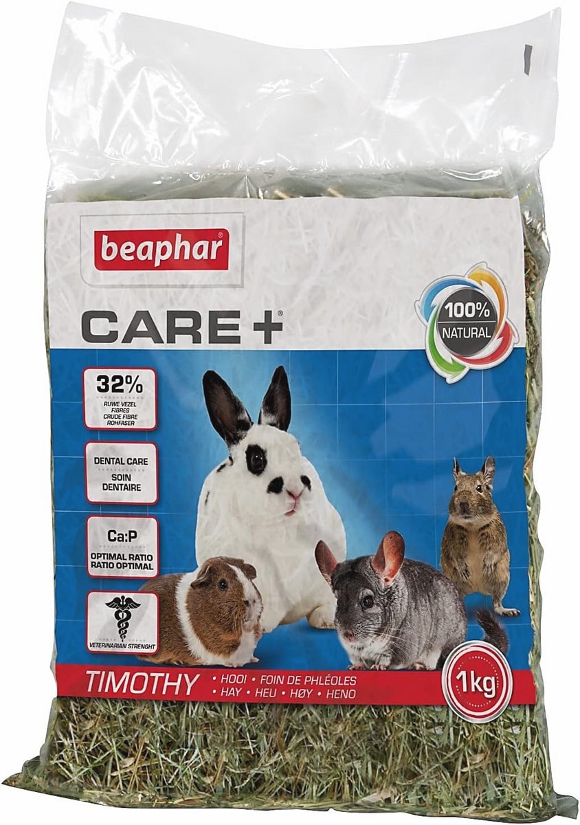 Smakelijk en Gezond Timothy Hooi voor Konijnen en Knaagdieren – 1kg Hoog Ruwvezelgehalte