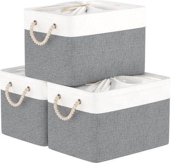 powerking Opbergdozen voor kasten en speelgoed, opvouwbare stoffen powerking Opbergdozen voor kasten en speelgoed, opvouwbare stoffen