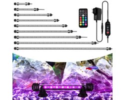 Aquariumverlichting RGB met controller - Lengte 28.5 cm - 3 Watt - Aquarium lamp - Aquarium licht - Aquariumlamp - Dimbaar