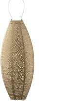 Lumiz Solar Tuinverlichting - Tuinverlichting op zonne energie - Buitenlampjes - Tuinverlichting op zonneergie - Buitenverlichting - Decoratie - Paisley Long Oval - 20 cm - Goud