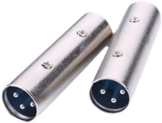 BYZESTY XLR-Microfoonkabel - 6 Stuks DMX-Kabel, 3-Polige Adapter, Symmetrische Audio-Verlengkabel Voor Studio-Recorder, Microfoon, Mixer