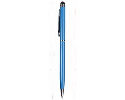 Stylus Pen - Touchscreen Pen met balpen - 2 in 1 - Geschikt voor alle Smartphones en Tablets - Licht blauw - iPad - Samsung - Galaxy