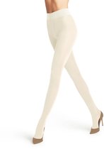 FALKE Softmerino eenkleurig wol katoen panty dames wit - maat 42-44