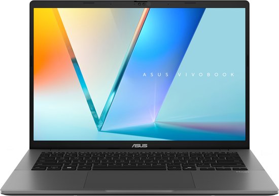 ASUS Vivobook S 14 M3407HA-LY095W AMD Ryzen™ 7 260 Laptop 35,6 cm (14") WUXGA 16 GB DDR5-SDRAM 512 GB SSD Wi-Fi 6 (802.11ax) Windows 11 Home Nederlands Grijs - ASUS - Hoofdafbeelding